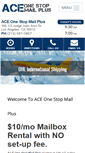 Mobile Screenshot of aceonestopmailplus.com